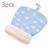 HKM-656147 Thickened Pocketable Winter Cat Nest Sleeping Bag in Blue Rabbit, Pink Deer, Yellow Bear