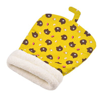 HKM-656147 Thickened Pocketable Winter Cat Nest Sleeping Bag in Blue Rabbit, Pink Deer, Yellow Bear