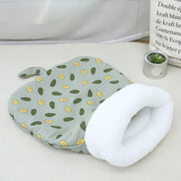 HKM-656147 Thickened Pocketable Winter Cat Nest Sleeping Bag in Blue Rabbit, Pink Deer, Yellow Bear