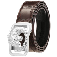 HKM-588179 Personalised Stainless Steel and Leather Belt for Custom Fit