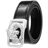 HKM-588179 Personalised Stainless Steel and Leather Belt for Custom Fit