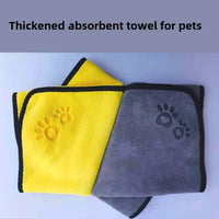 HKM-499283 Absorbent Pet Towel for Dogs and Cats - Soft Microfiber Bath Cloth for Quick Drying