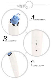 HKM-672531 Portable Electric Suction Device in White, Pink, and Blue - 5W Power with Rechargeable Battery