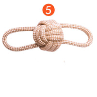 HKM-746899 Puppy Dental Cleaning Cotton Rope Toy for Molar Teeth Care