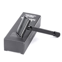 HKM-851667 Manual Pogonotomy Scraper Set with Brush - Black and Silver Finish