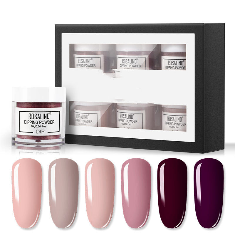 JMT-548554 Nail Art Infiltration Powder Set - Baking-Free Moisturizing Nail Glitter, 10ML