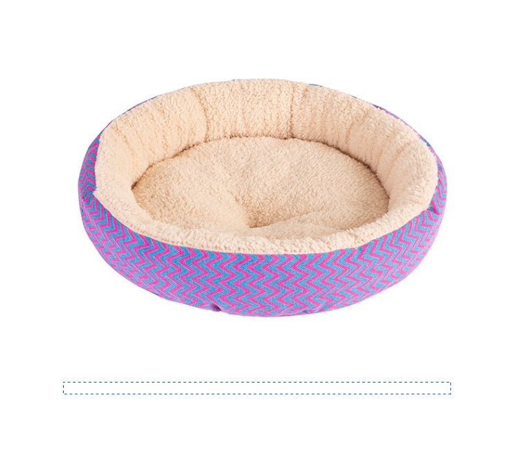 HKM-047059 Pet Litter Mat Made with Canvas, Shu Cotton Velvet, and 3D PP Cotton