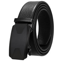 HKM-930515 Men's Custom Size Cowhide Leather Belt - Solid Design, Country of Origin: China