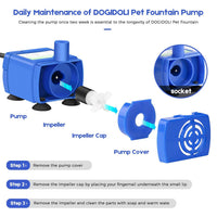 HKM-301523 Pet Water Dispenser Replacement Pump for Optimized Hydration