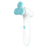 HKM-112019 3D Silicone Cleansing Brush - Gentle Deep Clean for Face with V-Shaped Design and Dual Cleaning Action