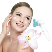 HKM-112019 3D Silicone Cleansing Brush - Gentle Deep Clean for Face with V-Shaped Design and Dual Cleaning Action