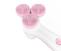 HKM-112019 3D Silicone Cleansing Brush - Gentle Deep Clean for Face with V-Shaped Design and Dual Cleaning Action