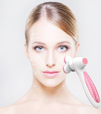 HKM-112019 3D Silicone Cleansing Brush - Gentle Deep Clean for Face with V-Shaped Design and Dual Cleaning Action