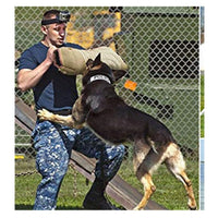 HKM-647443 Durable Linen Dog Training Hemp Sleeves with Red Edge
