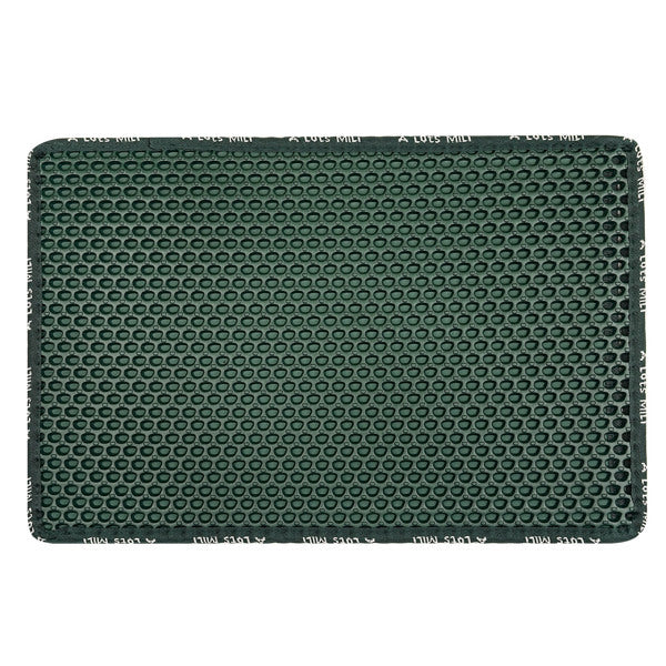 HKM-044755 Double Layer Rice-Shaped Cat Litter Mat - Waterproof EVA Design for Effective Litter Trapping and Easy Cleaning