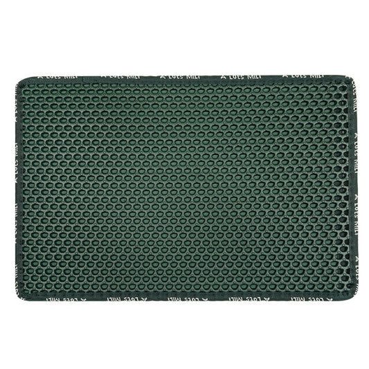 HKM-044755 Double Layer Rice-Shaped Cat Litter Mat - Waterproof EVA Design for Effective Litter Trapping and Easy Cleaning