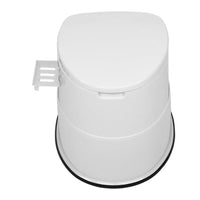 HKM-352531 White Outdoor Toilet with Anti-Slip Pad for Enhanced Safety and Stability