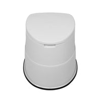 HKM-352531 White Outdoor Toilet with Anti-Slip Pad for Enhanced Safety and Stability