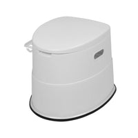 HKM-352531 White Outdoor Toilet with Anti-Slip Pad for Enhanced Safety and Stability