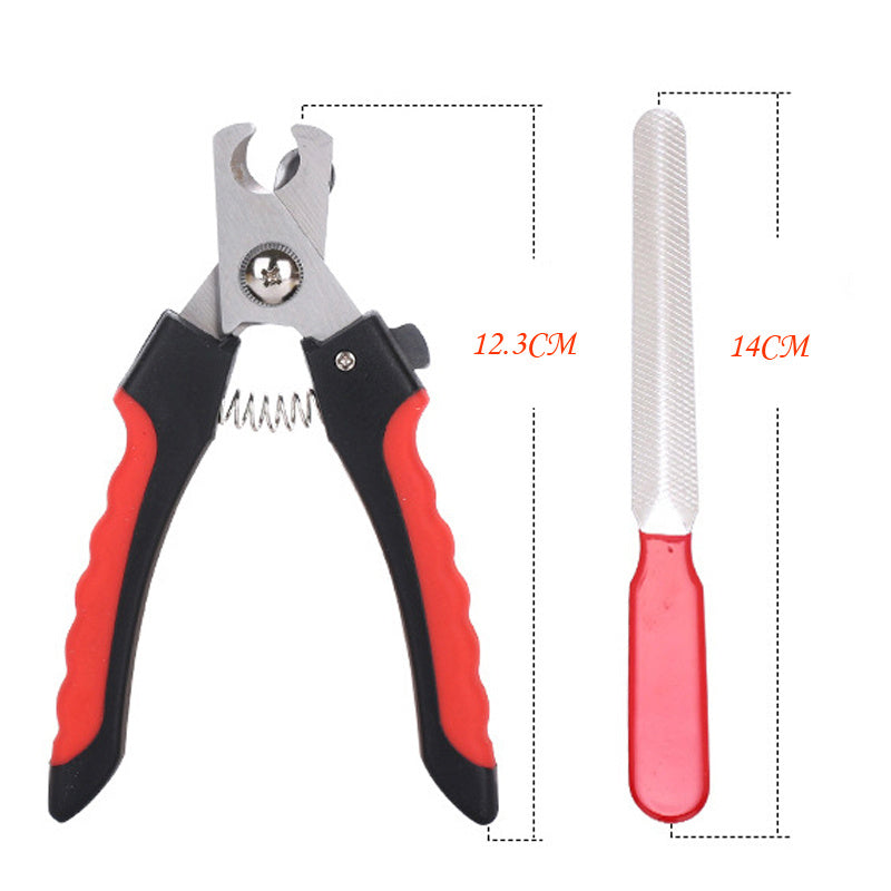 HKM-709395 Premium Stainless Steel Dog Nail Clippers for All Breeds