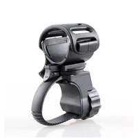 HKM-970835 Adjustable Bicycle Light with Rubber Clip and Fixed Mount
