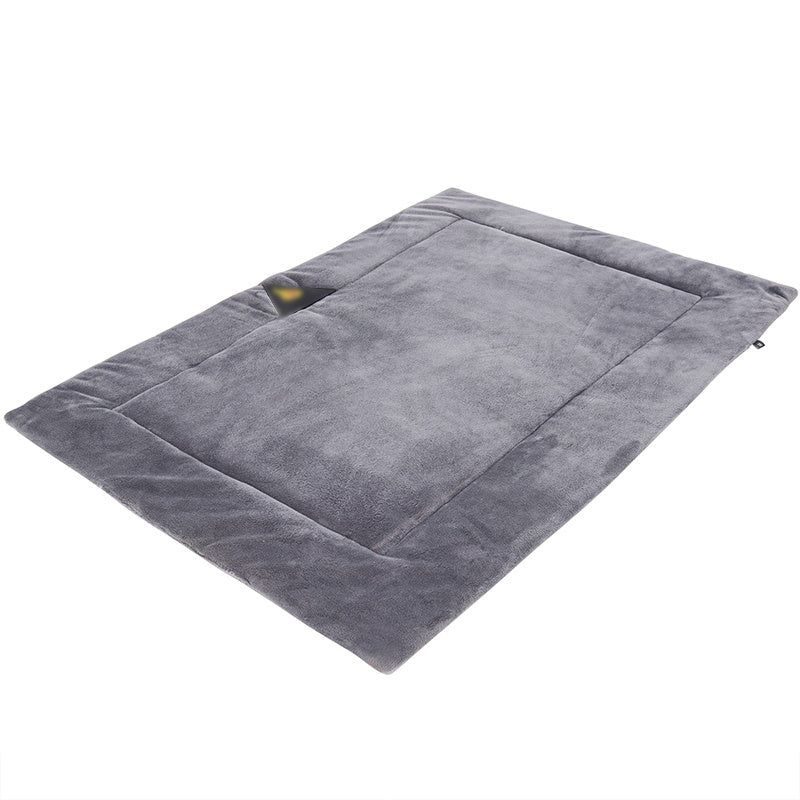 HKM-466131 Self Heating Pet Sleeping Pad - Insulated Fleece Blanket for Dogs & Cats - Waterproof & Non-Slip Home Mat