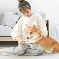 HKM-478867 Electric Dog Hair Trimmer - Battery Operated Puppy Shaver for Easy Grooming