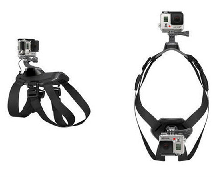 HKM-023379 Adjustable Dog Chest Strap for GoPro Camera ¨C Ideal for Capturing Adventures from Your Pet's Perspective