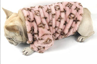 HKM-065555 Leopard Print Coat for Dogs - Cotton Spring and Autumn Apparel