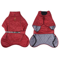 HKM-343507 Autumn Dog Cloak - Thickened Warm Pet Clothing for Large Dogs in Multiple Colors