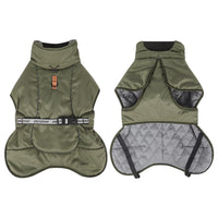 HKM-343507 Autumn Dog Cloak - Thickened Warm Pet Clothing for Large Dogs in Multiple Colors