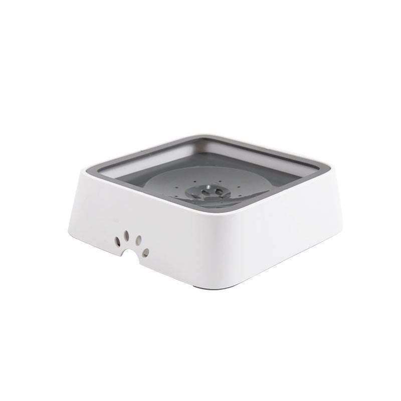 HKM-997651 2L Pet Water Basin with Anti-Overflow Floating Bowl and Slow Water Inlet Design