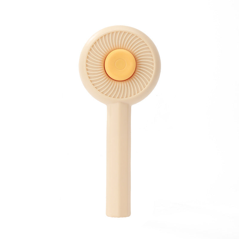 HKM-673171 Self-Cleaning Pet Grooming Brush for Cats and Dogs - 2-in-1 Deshedding and Massage Tool with 140¡ã Angled Wire Needle