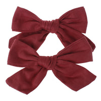 HKM-211795 Cloth Flower Hairpins for Children - Cute Bow Hair Accessories