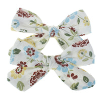 HKM-211795 Cloth Flower Hairpins for Children - Cute Bow Hair Accessories