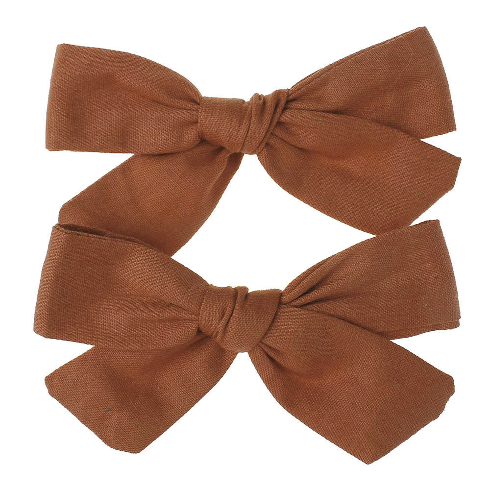 HKM-211795 Cloth Flower Hairpins for Children - Cute Bow Hair Accessories