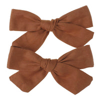 HKM-211795 Cloth Flower Hairpins for Children - Cute Bow Hair Accessories