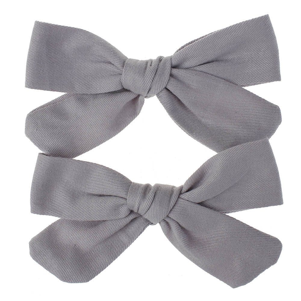 HKM-211795 Cloth Flower Hairpins for Children - Cute Bow Hair Accessories