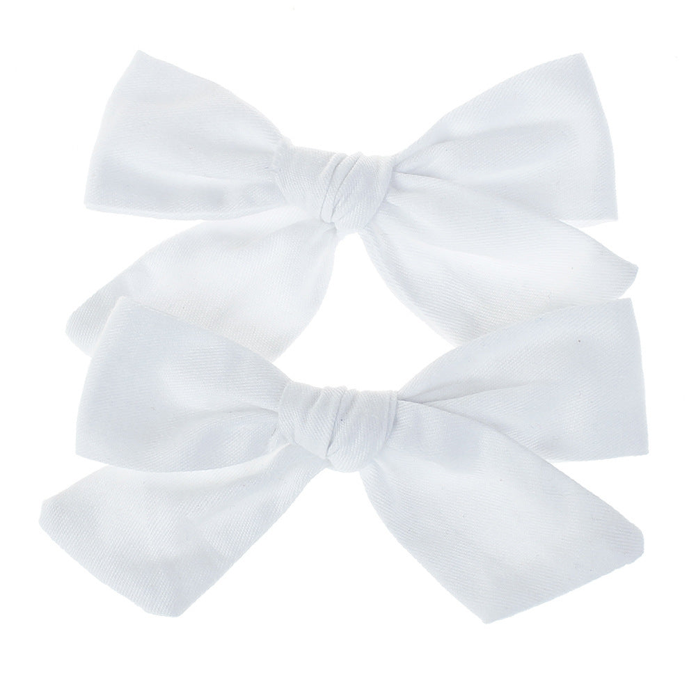 HKM-211795 Cloth Flower Hairpins for Children - Cute Bow Hair Accessories
