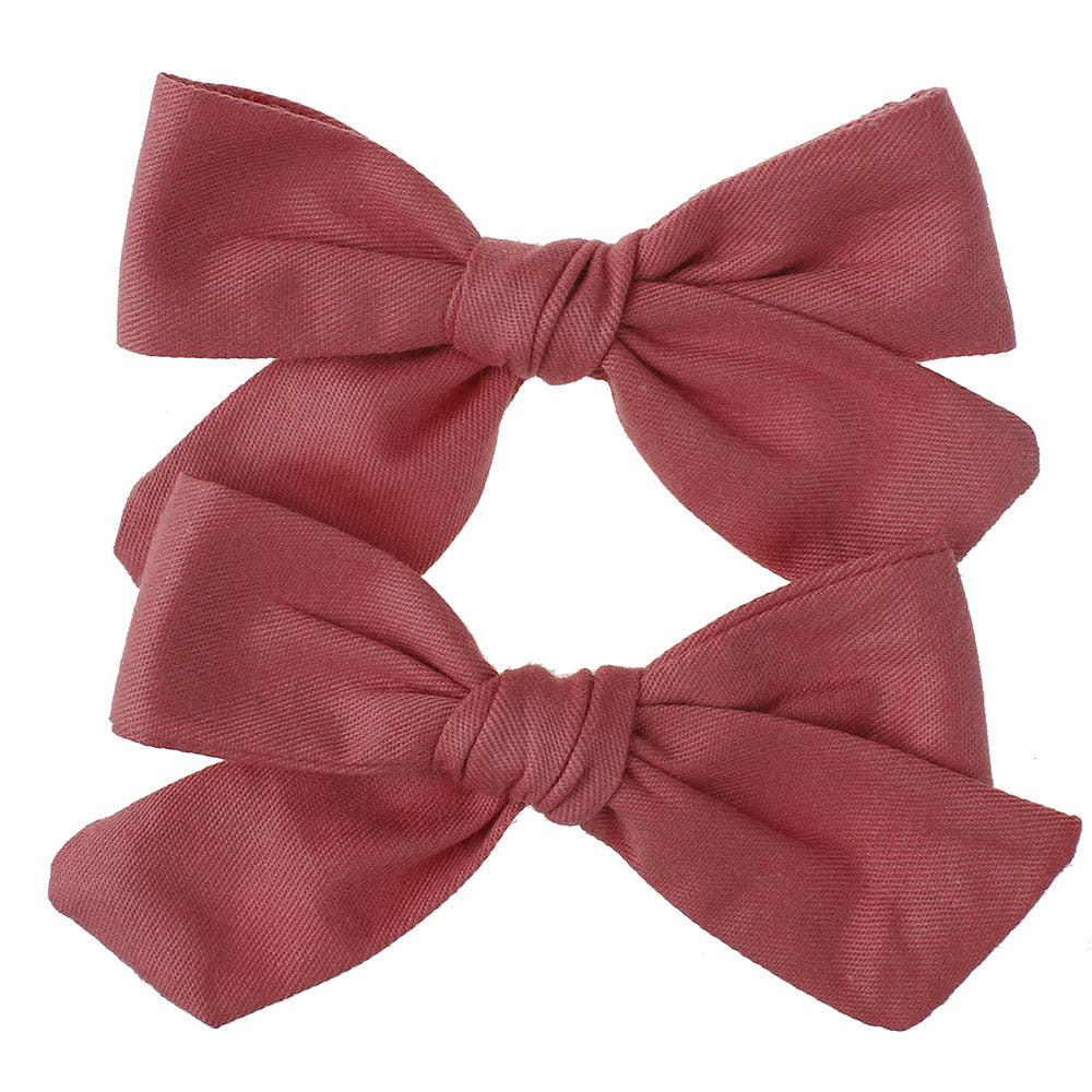 HKM-211795 Cloth Flower Hairpins for Children - Cute Bow Hair Accessories
