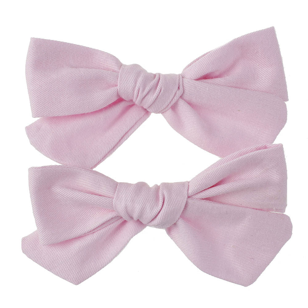 HKM-211795 Cloth Flower Hairpins for Children - Cute Bow Hair Accessories