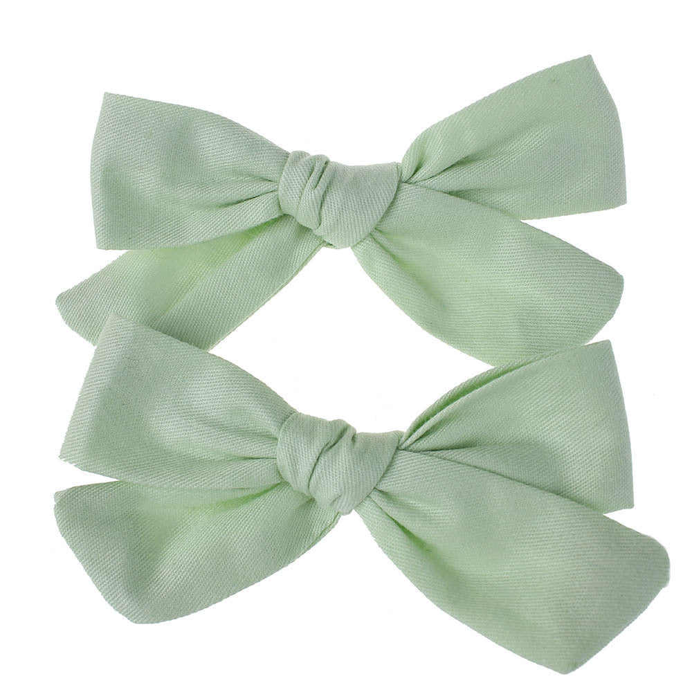 HKM-211795 Cloth Flower Hairpins for Children - Cute Bow Hair Accessories