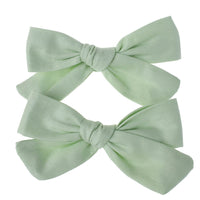 HKM-211795 Cloth Flower Hairpins for Children - Cute Bow Hair Accessories