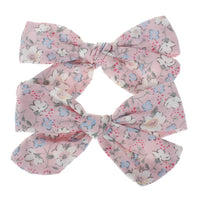 HKM-211795 Cloth Flower Hairpins for Children - Cute Bow Hair Accessories