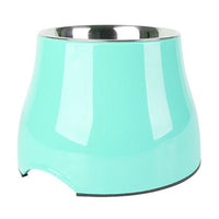 HKM-585171 Stainless Steel High-Foot Cat and Dog Bowl with Cartoon Design