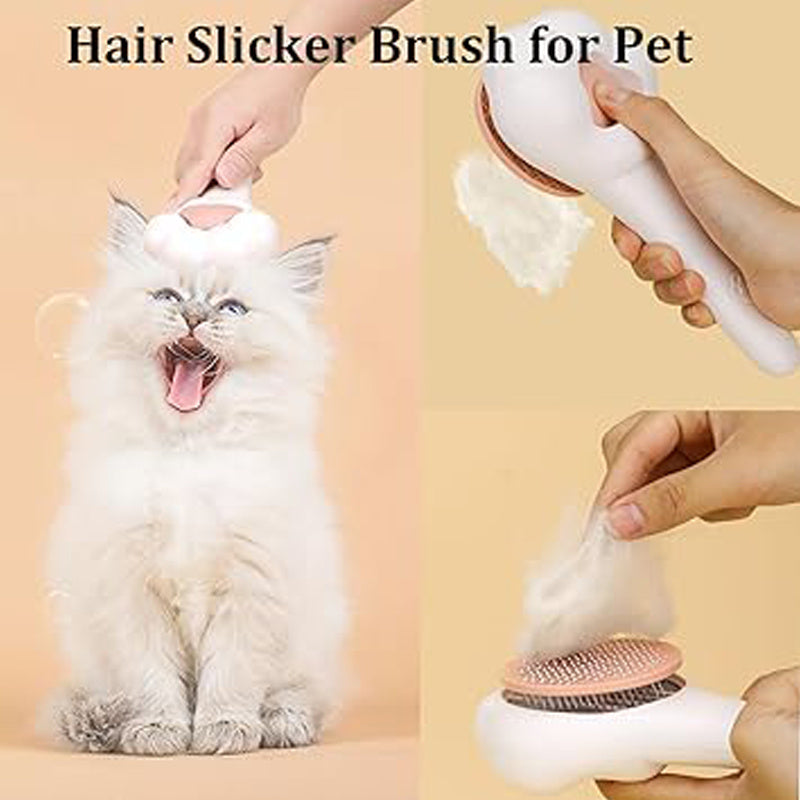 HKM-490067 Pet Hair Remover Comb for Dogs and Cats - Effective Loose Hair and Tangle Removal