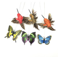 HKM-410003 Electric Rotating Butterfly and Bird Flower Pet Toy with Remote Control