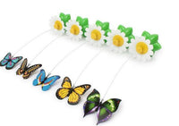 HKM-410003 Electric Rotating Butterfly and Bird Flower Pet Toy with Remote Control