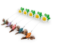 HKM-410003 Electric Rotating Butterfly and Bird Flower Pet Toy with Remote Control