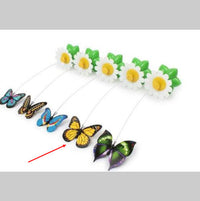 HKM-410003 Electric Rotating Butterfly and Bird Flower Pet Toy with Remote Control